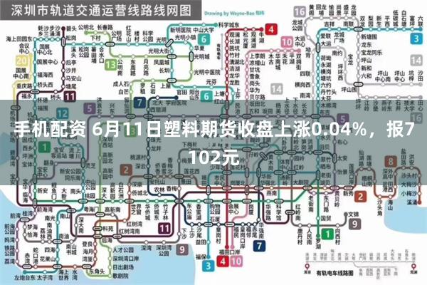手机配资 6月11日塑料期货收盘上涨0.04%，报7102元