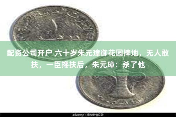 配资公司开户 六十岁朱元璋御花园摔地，无人敢扶，一臣搀扶后，朱元璋：杀了他